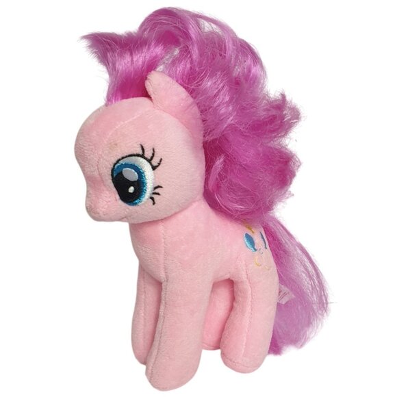 Ty My Little Pony PINKIE PIE 7.5" Plush Toy 2014 Pink MLP Embroidered Cutie - Picture 1 of 6